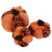 ORFOFE 3pcs Halloween Pumpkin Photography Props Pumpkin Plush Thanksgiving Throw Pillow Pumpkin Stuffed Animal Halloween Pumpkin Adorn Pumpkin Shaped Home Decor Desktop Supplies Pp Cotton Orange2 15X15X15CM