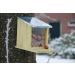 Squirrel Nut Feeder Zinc Roof Pinewood FSC 100% Wildlife Garden - Buy Online on SooperMarket.com