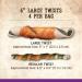 Zoe Better Than Rawhide Dog Treats - Lamb & Mint Flavour - 152g (5.4 oz) - 4 Large Twists - Buy Online on SooperMarket.com