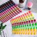 912 Colorful Short False Nails Square EBANKU | Full Cover Acrylic Press on Nails for Women Girls | DIY Nail Art (38 Colors) - Buy Online on SooperMarket.com