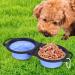 Buy Foldable Silicone Meal Cones & Double Dog Bowls | Portable Pet Feeders for Travel & Camping - Buy Online on SooperMarket.com