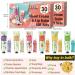 AZEN 60 Sets Hand Cream Bulk and Lip Balm Bulk Set Bridal Shower Gifts for Guests with Organza Bag Thank You Card Thank You Gifts for Coworkers Women Men Bridal Wedding Favors for Guests - Buy Online on SooperMarket.com