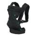 Infantino Flip 4-in-1 Advanced Carrier with Washable bib Included - Ergonomic Convertible face-in and face-Out Front and Back Carry for Newborns and Older Babies 8-32 lbs Black Denim