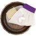 Feel Fine Turkish 100% Raw Cocoon Silk Exfoliating Glove - Purple | Body Scrub, Fake Tan Remover, Natural Glow | Bath Mitt for Men & Women - Buy Online on SooperMarket.com