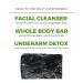 Rustic Maka Activated Charcoal + Clay Natural Soap Bar for Acne & Oil Control - Face & Body Detox - Buy Online on SooperMarket.com