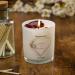 Personalised Wedding Day Candle Gift with Rose Gold Heart (Lavender) - Buy Online on SooperMarket.com
