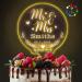 LED Personalised Wedding Cake Toppers 7 Colour Changes Light Up Cake Topper Wedding Bride and Groom Anniversary Cake Toppers MR & MRS Wedding Cake Decorations with Any Name(Design 1)