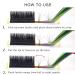 Self-Fleeled Easy Fan Lashes | Volume Technology | C D Curl | Individual Length Black 10mm | .03 .07 .10 | Wimpernextension - Buy Online on SooperMarket.com