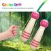 Qetlavee Adjustable Jump Rope for Kids - 2 Pieces 220cm Wooden Handles Perfect Gift for Boys & Girls Ages 6-10 - Blue & Pink - Buy Online on SooperMarket.com
