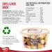 Tropgo Deluxe Mix 180gr - Mixed Nuts and Dried Fruits in a Resealable and Recyclable Nut Tub - Contains Fibre Protein and Essential Minerals - Wholesome Trail Mix - Healthy Snacks for All Ages - Buy Online on SooperMarket.com
