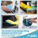AIDEA-Brite Non-Scratch Scrub Sponge - 12 Count Pack for Dishes & Cleaning - Gentle on Surfaces, Tough on Grime - Blue Cleaning Sponges for Everyday Use - Buy Online on SooperMarket.com
