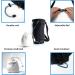 SKYG Chalk Bag for Rock Climbing with Refillable Chalk Ball - 2.3 oz - Belt, Carabiner Clip, Brush Loop, 2 Zippered Pockets - Ideal for Climbing, Bouldering, Gymnastics, Cross Fit - Buy Online on SooperMarket.com