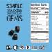 Hu Simple Gems 3 Pack | Organic Paleo Snacking Chocolate Chips | Non GMO & Kosher | Perfect for Baking & Snacking | 3.5oz Each - Buy Online on SooperMarket.com