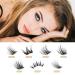 Lankiz 0.07 D Curl Single Eyelash Extensions - 10-16mm Cluster Lashes | 48 PCs DIY Artificial Fake Lashes for Home Use - Buy Online on SooperMarket.com