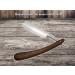 High-Quality 2-Piece Straight Razor Set | Hollow Ground with Wooden Handle & Grinding Paste | Solingen Craftsmanship - Buy Online on SooperMarket.com