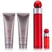Perry Ellis 360 Red 4 Piece Gift Set (3.4oz/100ml Eau de Toilette 3oz Shower Gel 3oz After Shave Balm 0.25oz Eau de toilette Spray)