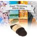 Cosyfeel Women Loose Diabetic Socks | 4-Pack Neuropathy Ankle Socks for Ladies | Super Soft Eco-Friendly Bamboo Material | Durable with Seamless Toe | Multicolour Patterns | 4 Seasons 4-7 DARK BROWN - Buy Online on SooperMarket.com