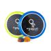 OgoDisk XS Disc Set with 2 OgoSoft Balls - 12 Inch Bouncy Disk Toy for Outdoors, Lawn & Pool - Throw, Toss & Catch Game - Kids & Adults 8+ Blue / Green