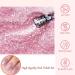 Nude Nail Polish Set - Glitter Nail Varnish Sets - Quick Dry & Long Lasting Pink Glitter 6 Colors Nail Varnish Set - No Need UV Nail Polish Kit Christmas Gifts for Women Girl - Buy Online on SooperMarket.com