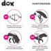 DDOXX Nylon Step-In Dog Harness - Adjustable Pink Puppy Harness for All Sizes - XXS (1.0 x 26-35 cm) - International Shipping Available - Buy Online on SooperMarket.com