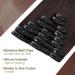 Brown Clip in Hair Extensions Real Human Hair 16 Inch 65g Hair Extensions Clip in 8 Pieces Clip in Hair Extensions - Buy Online on SooperMarket.com