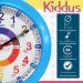 Kiddus Analog Wall Clock for Kids - Easy Time Learning with Exercises | Blue 21cm - Perfect for Boys & Girls - Buy Online on SooperMarket.com