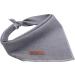 Lionet Paws Dog Bandana Headscarves - Triangular Dog Scarf Grey LL (Pack of 1) | Stylish & Comfortable Pet Accessory - Buy Online on SooperMarket.com