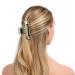 France Luxe Large Cutout Rectangle Jaw - Opera Silver | Stylish Hair Accessory - Buy Online on SooperMarket.com
