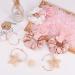 24 Pack Satin Scrunchies Hair Ties & 12 Pack Rose Gold Love Knot Bracelet Set - Perfect Maid of Honor & Bachelorette Party Gift (Rose Gold) - Buy Online on SooperMarket.com