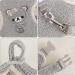 Shop Premium Rabbit Accessories: Harnesses Collars Leashes & Dishes for Small Animals - Adjustable & Breathable (Gray) - Buy Online on SooperMarket.com