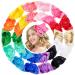 8 Inch Hair Bows Clips 14 Pieces Sparkly Rhinestones Grosgrain Ribbon Bows Alligator Clips Hair Barrettes Hair Accessories for Girls Toddler Kids Teens Children