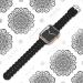 Floral Silicone Band Compatible with Apple Watch Bands 38mm 40mm 42mm 44mm 41mm 45mm 49mm Women Men  Slim Hollow-Out Design Wristbands Soft Sport Breathable Watch Bands for iWatch Ultra SE Series 8/7/6/5/4/3/2/1 Black 38mm/40mm/41mm - Buy Online on SooperMarket.com