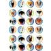 24 Dog Dogs edible birthday party Cupcake Cake Toppers Wafer Rice Paper precut decoration - Buy Online on SooperMarket.com
