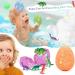Canvalite Dinosaur Bath Bombs for Kids | 12 Colorful Organic Dino Eggs with Surprise & Water Pistol | Perfect Birthday & Christmas Gift - Buy Online on SooperMarket.com