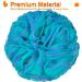 Urbanstrive XL Soft Shower Loofah Sponge - 75g Body Wash Ball for Men and Women - Bathroom Accessory - 1 Pack (Green-Purple) - Buy Online on SooperMarket.com