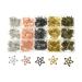 Mandala Crafts Metal Bead Caps for Jewelry Making Bulk Assorted Pack - Bead End Caps for Jewelry Making Cap Beads for Bracelet Necklace Earrings 375 PCs 9X5mm 5 Colors Silver Gold Antique Brass Gunmetal Rose Gold Tone ...