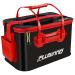 Fishing Bucket, Foldable Fishing Bait Bucket, Multifunctional Portable Folding Fishing Minnow Bucket Fish Live Bait Container, Outdoor Camping EVA Fishing Bag for Kids and Adult Black 6Gal/23L