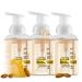 Lovery Foaming Hand Soap 26.25 fl oz - 3-Pack Scented Hand Wash for Kitchen or Bathroom - Alcohol-Free Moisturizing Hand Soap with Aloe and Essential Oils in Honey Almond Scent - Free Swarovski Bracelet Honey Almond 8....