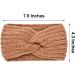 Chunky Knit Headband Set for Women - Black, Dark Grey, Camel, Beige - Buy Online on SooperMarket.com