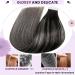 LAAVOO Ombre Tape In Hair Extensions | Real Remy Hair | Black Silver Balayage | 50cm | 20 Pcs #1B/S/1B | International Shipping - Buy Online on SooperMarket.com