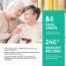 Automatic Upper Arm Blood Pressure Monitor with Adjustable Cuff, Backlit Display, 2 Users Memory - Includes Charging Cord | 240 Sets Memory - Buy Online on SooperMarket.com