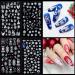4 Sheets Christmas Nail Art Stickers 5D Embossed Snowflake Nail Decals Self-Adhesive Nail Stickers with Tweezers DIY Christmas Nail Design Decoration for Women Girls Style1 - Buy Online on SooperMarket.com