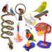 Aedcbaide Bird Parrots Toys with Parakeet Parrot Swing - (1 of 2 products will be sent randomly)