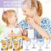 4 Pcs Wine Sippy Cup Goblet for Toddlers 8+ Months - Perfect for Baby Kids Birthday Party - Blue Pink Yellow Purple - Buy Online on SooperMarket.com