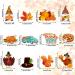 Whaline 72Pcs Thanksgiving Cupcake Topper 12 Designs Turkey Pumpkin Maple Leaf Gnome Cupcake Picks Cartoon Fall Food Picks with Sticks Glue Point for Autumn Thanksgiving Party Supplies Cake Decor - Buy Online on SooperMarket.com