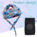 Baby Toddler Safety Helmet Set with Knee Pads and Socks - Soccer Owl Design - Buy Online on SooperMarket.com