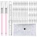 Craft Hobby Knife , Exacto Knife , 2 Knives and 60 Blades with a Bag , Precision Cutter Knife for Cutting Carving Scrapbooking Stencil , Pink