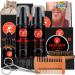 Beard Grooming Kit Beard Kit with Beard Oil Beard Balm Beard Wash Beard Brush Beard Comb Mustache Scissors Beard Care Unique Gifts for Men Beard Set&Kit - Buy Online on SooperMarket.com