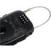 M-Wave 230051 Locknroll Cable Lock - 90cm Steel Bicycle Lock with 4-Digit Personal Security Code - Universal Padlock for Enhanced Security - Black - Buy Online on SooperMarket.com