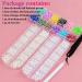Flat Back Pearls Kit - 3800 Pcs, 3 Boxes, AB+ White AB+ Beige AB Half Round Pearls for Nail Art & DIY Crafts with Pickup Pencil and Tweezer - Buy Online on SooperMarket.com